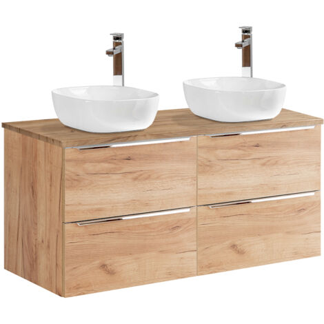 Mobili Bagno Doppio Lavabo 120 A Terra