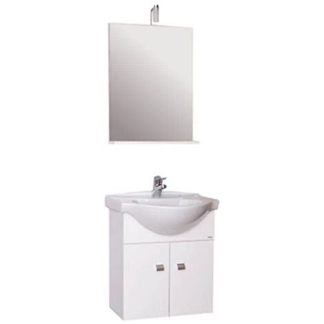 Mobile bagno emma sospeso bianco