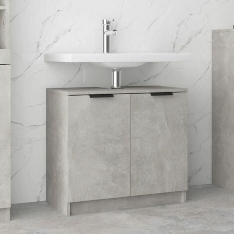 Mobile bagno grigio cemento