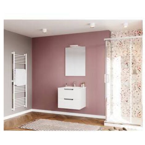 MOBILE BAGNO IBIZA 60 SOSPESO 2 CASSETTI BIANCO