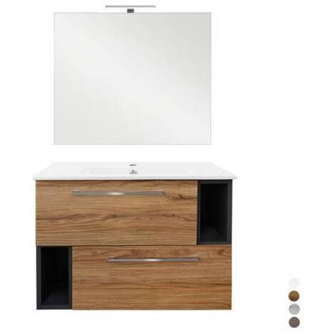 MOBILE BAGNO L. 80 CM MOD. C Misura: Bianco Venato