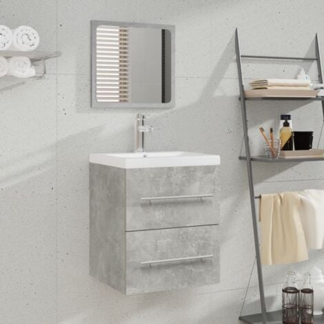 vidaXL Mobile da Bagno Bianco 30x30x179 cm in Legno Multistrato