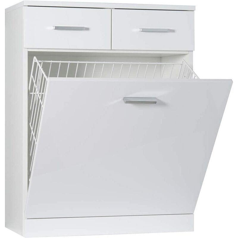 Ideastella Mobile Bagno Lavanderia Modello Full Base 60 con cesta PORTABIANCHERIA
