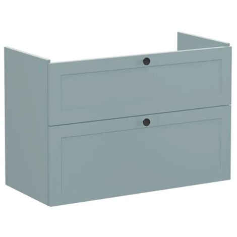 MOBILE BAGNO ROOT 100X46XH69CM VERDE FIORDO OPACO