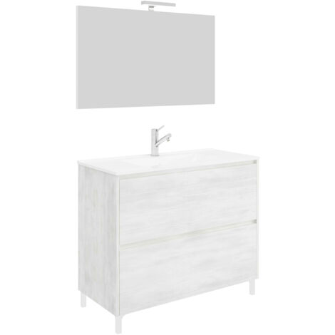 Mobile bagno rovere bianco 60x47xh85