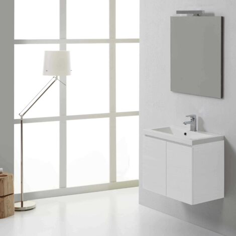 Mobile Bagno Sospeso 60 Cm Bianco Foresta  Manhattan