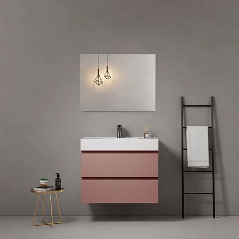 TAPPETO TAPPETINO PER BAGNO ARREDO 45 X 75 CM ROSA IN TESSUTO 69949