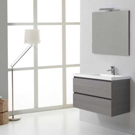 Mobile Bagno Sospeso 90 Cm Con Cassetti Destro Manhattan