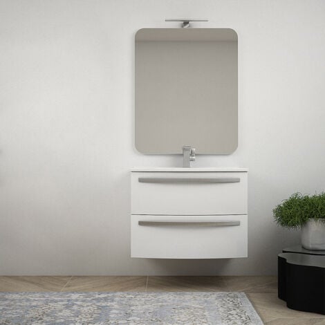 Mobile bagno 60 cm bianco lucido modello PARMA