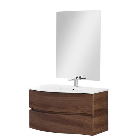 Mobile bagno sospeso doppio lavabo