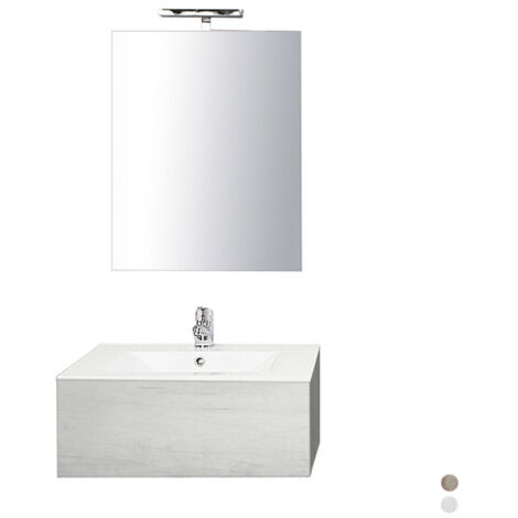 MOBILE BAGNO SOSPESO DA 70 MOD. UNIKA Misura: Olmo Bianco