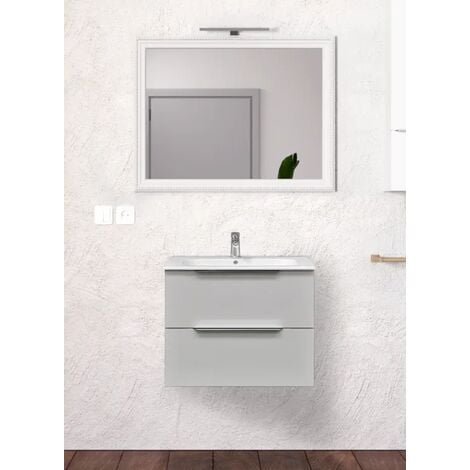 Mobile bagno sospeso 60 cm bianco