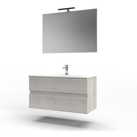 MOBILE BAGNO SOSPESO MOD. STILE L. 100 CM Misura: Cemento