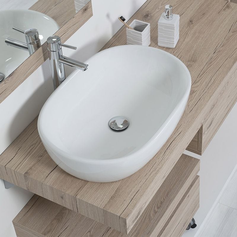 D Isanto Arredo Bagno.Mobile Bagno Splash Cm 80 Rovere Corda Odontotal Com Uy