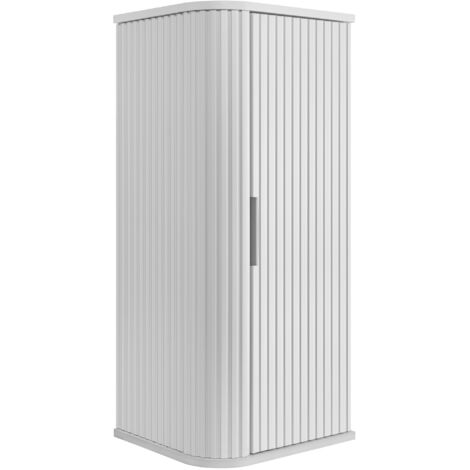 Mobile bagno sospeso, rovere noce, 35,5 x 79 x 31,5 cm