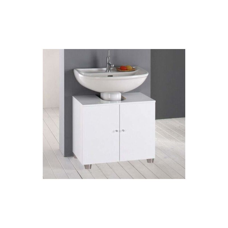 Lavatrice Sotto Lavandino Del Bagno.Mobile Bagno Sotto Lavabo Copri Colonna Lavandino Standard L60xp45 Made In Italy Kios Sottocolonna Kit