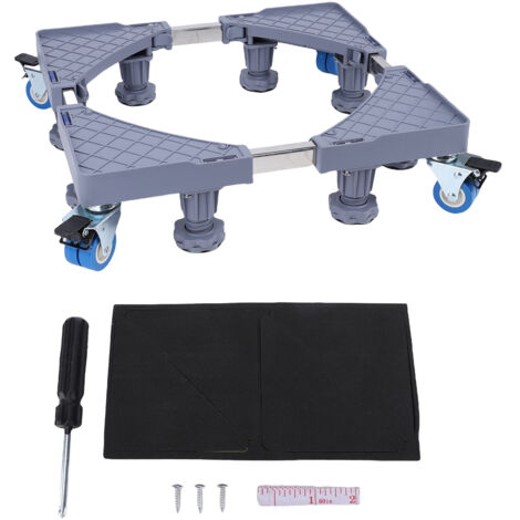 [Mobile Base] + Dolly Adjustable, 8 Pieds Solides, Roues Bloquantes  Appareils Electroménagers  ABS  41-64cm, 9-12cm  Charge 180kg  Facile Assemblage