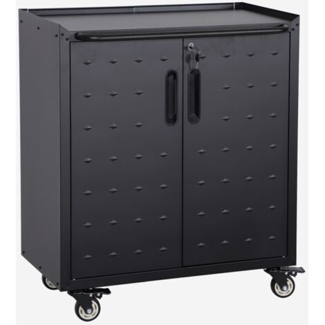 Mobile basso da garage con 2 ante