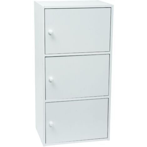 Mobile bianco con porte WERKA PRO3 porte (80 x 40 x 29 cm)