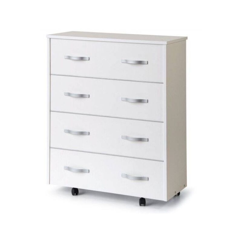 Mobile cadre de lit 85x36x100 cm avec lit gigogne blanc frêne - Siviglia