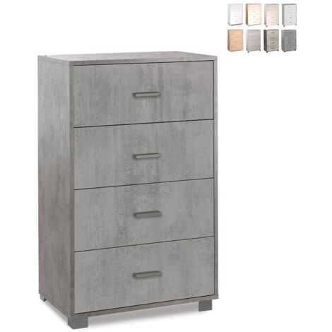 Mobile cassettiera 4 cassetti h110 l71 p41 colore cemento 774k sarmog - Sarmog
