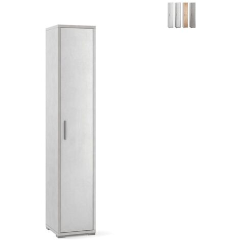 Mobile colonna 1 anta h199 l39 p41 cm colore bianco ossido db381k sarmog - Sarmog