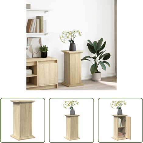 Mobile con scomparti -  Espositore con Portaoggetti Rovere Sonoma 31x30x60cm Truciolato