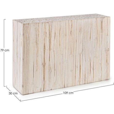 Consolle in legno L 90 x P 30 x A 80cm - RETIF