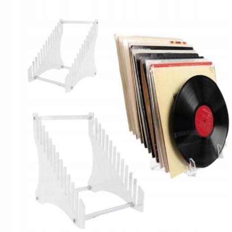 Mobile contenitore in acrilico per dischi in vinile.