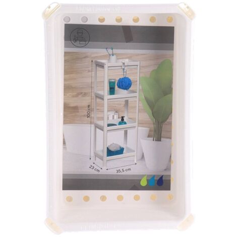 Mobile contenitore pp 4 livelli - bianco - Tendance