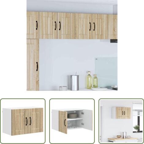 Mobile cucina in legno - Pensile cucina Rovere Sonoma 60 x 31 x 40 cm Legno multistrato