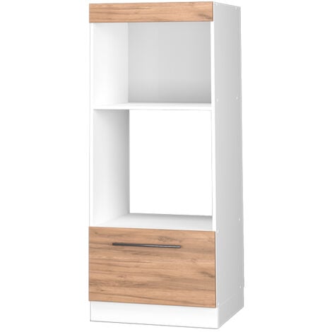 Mobile cucina microonde Fame-Line, Quercia dorata, 60 cm aperto, Vicco
