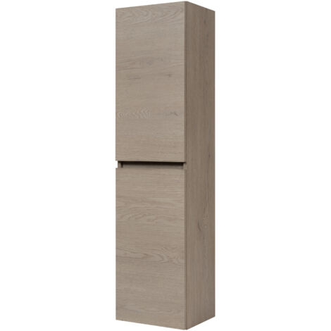 Mobile da bagno 60 cm, piedini, colore: Rovere Chiaro, 60 x 46 x 80,7 cm, senza piano di lavoro