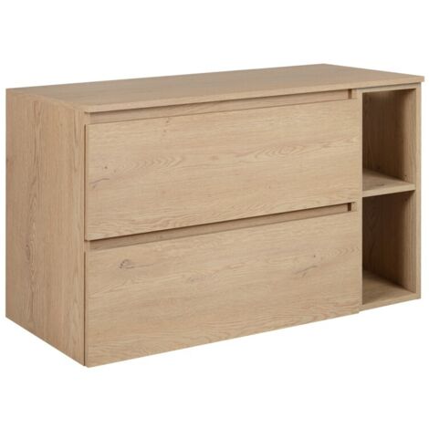 Mobile da bagno 80 cm + TOP, Colore: Rovere Chiaro, 80 x 46 x 60,7 cm