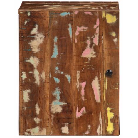 Mobile da Bagno a Parete 38x33x48cm Legno Massello di Recupero vidaXL
