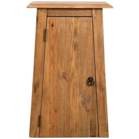 Mobile da Bagno a Parete in Legno Massello di Pino 42x23x70 cm vidaXL