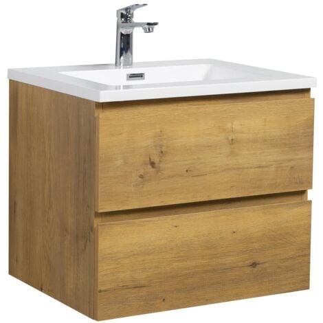 Mobile da bagno Angela 60cm Rovere - armadio mobiletto lavabo