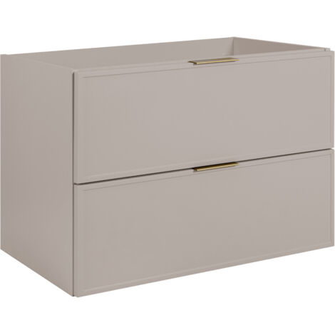 Mobile da bagno, Cashmere, 100 x 57 x 46 cm, Maniglie Argento