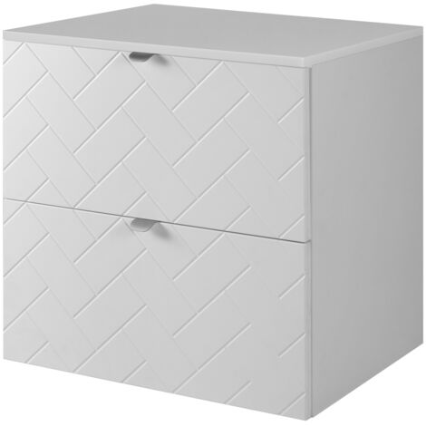 Mobile da bagno, Cashmere, 60 x 57 x 46 cm, Maniglie Argento