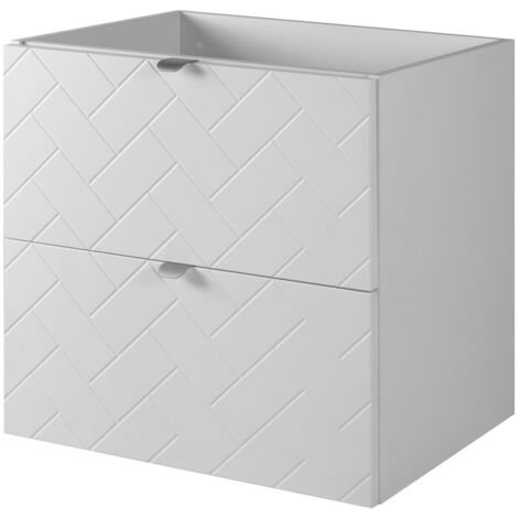 Mobile da bagno, Cashmere, 60 x 57 x 46 cm, Maniglie Argento