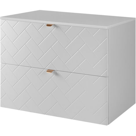 Mobile da bagno, Cashmere, 80 x 57 x 46 cm, Maniglie Dorate
