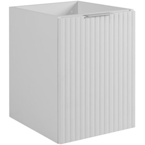 Mobile da bagno, Cashmere + maniglia nera, 40 x 57 x 46 cm