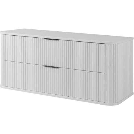 Mobile da bagno, Cashmere, maniglia nera, 41,5 x 120 x 51,7 cm