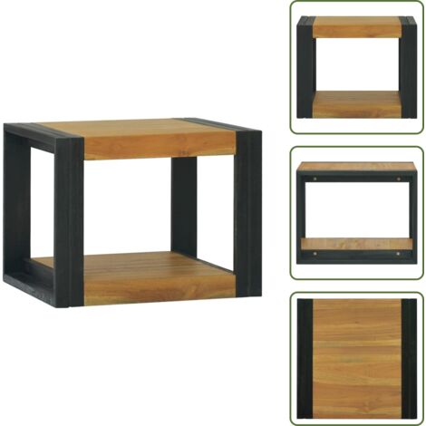 Mobile da bagno in legno - vidaXL Mobile da Bagno 45x45x35 cm in Legno Massello di Teak -
