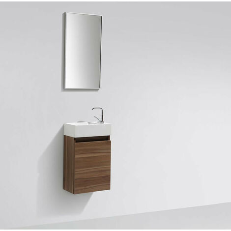 Mobile da bagno lavamano SIENA 40 cm - noce