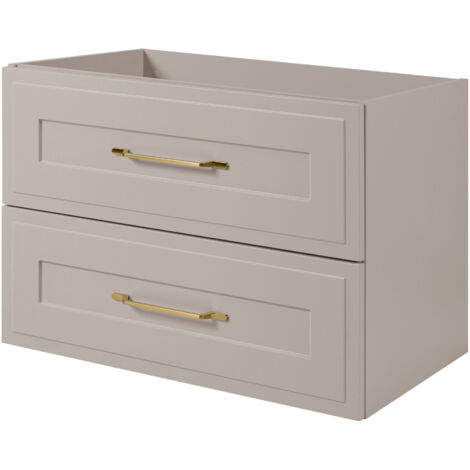 Mobile da bagno, nero, maniglia argento, 79 x 35,5 x 31,5 cm