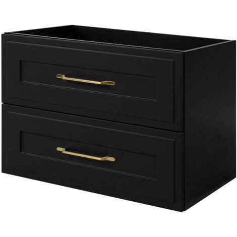 Mobile da bagno, rovere Craft, maniglia argento, 79 x 35,5 x 31,5 cm