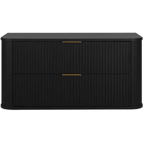 Mobile da bagno, Rovere Craft, maniglia dorata, 41,5 x 120 x 51,7 cm