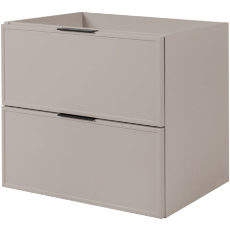 Mobile da bagno, Rovere Craft, maniglia dorata, 46 x 80 x 57 cm
