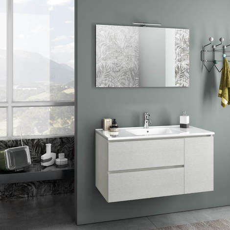 Leroy Merlin Lavatoio Da Esterno Ikea.Mobile Bagno Salvaspazio Silky Colonna Al Miglior Prezzo